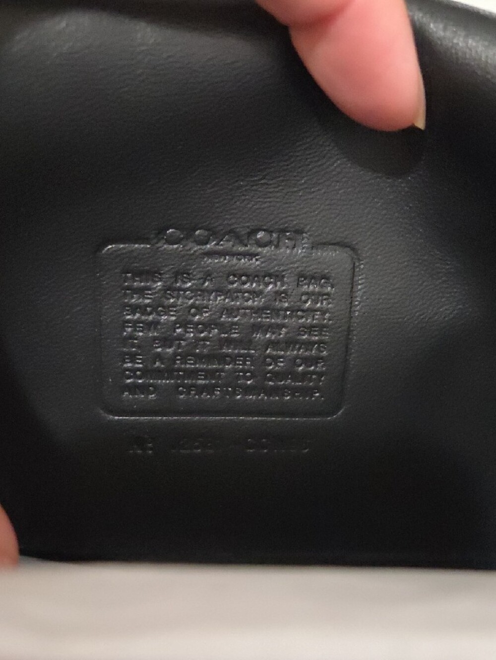 Coach Black Crystal-Embellished Signature Tabby - Picture 7 of 7